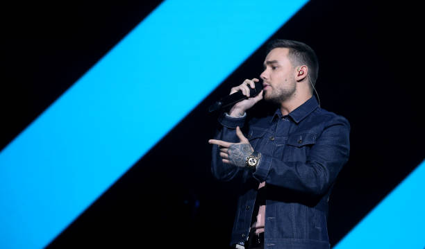 Liam Payne performs on stage during day one of Capital's Jingle Bell Ball with Seat at London's O2 Arena.