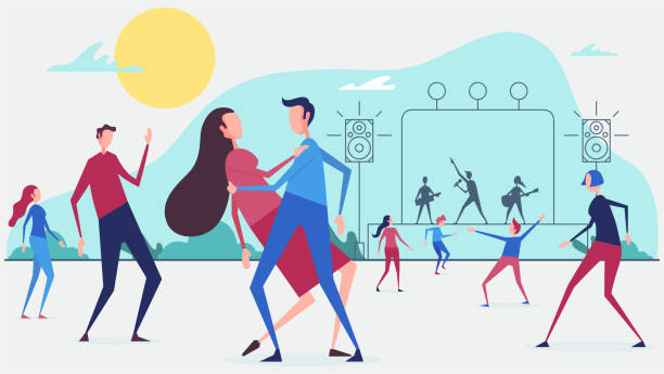 live music festival - concert stock illustrations