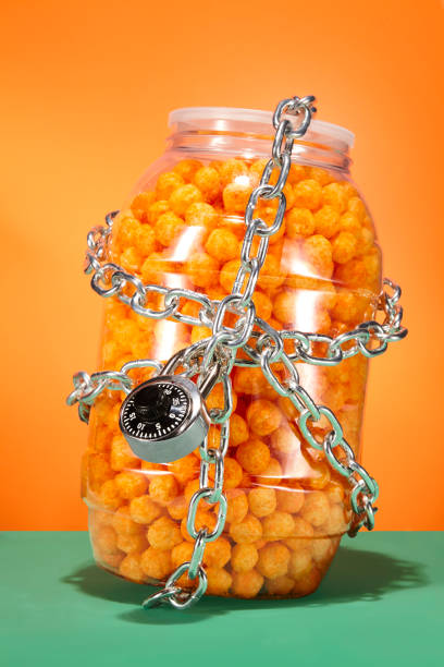 locked up junk food - junk food stock pictures, royalty-free photos & images