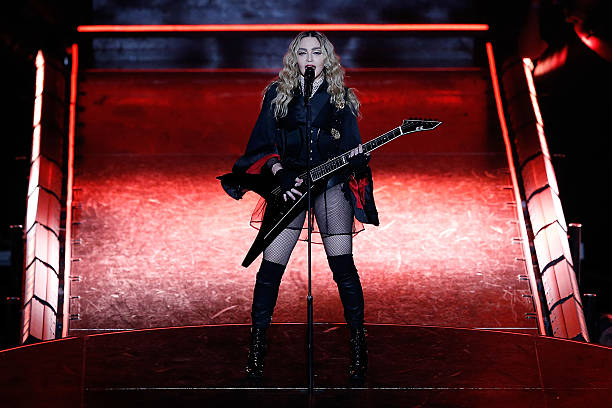 Madonna performs her 'Rebel Heart' Tour at Allphones Arena on March 19, 2016 in Sydney, Australia.