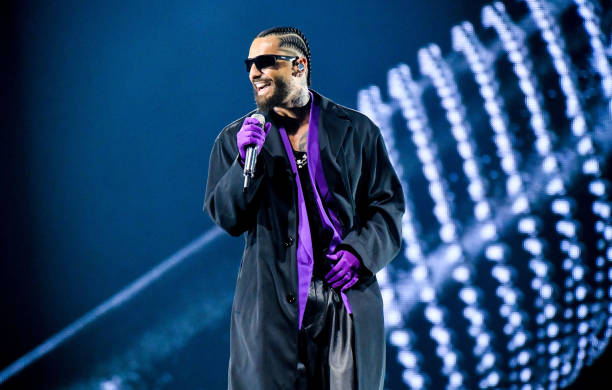 Maluma performs during his "Don Juan" tour at Amway Center on November 03, 2023 in Orlando, Florida.