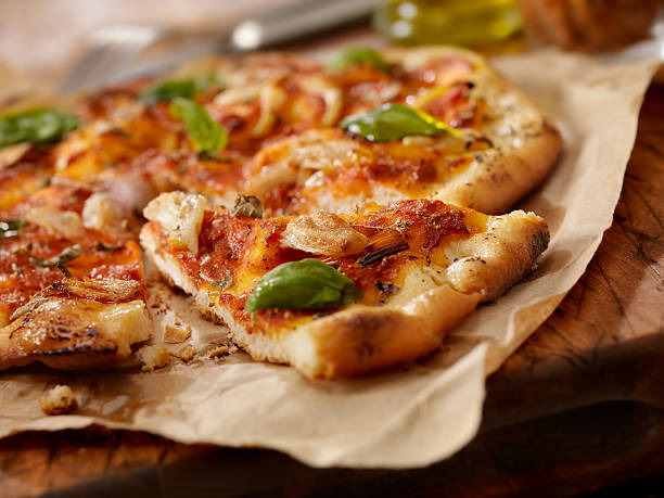 marinara pizza - food stock pictures, royalty-free photos & images
