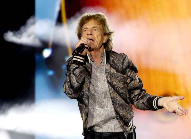 Mick Jagger of The Rolling Stones performs onstage during The Rolling Stones 'STONES TOUR '24 HACKNEY DIAMONDS' at SoFi Stadium on July 10, 2024 in...