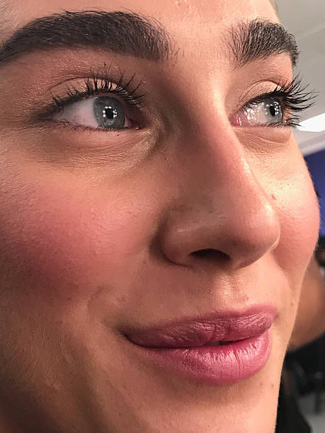 Model backstage shot on a Apple iPhone 7 Plus during Mercedes-Benz Fashion Week Istanbul at Zorlu Center on October 11, 2016 in Istanbul, Turkey.