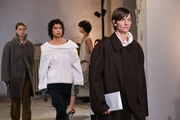 Models walk the runway during the Carven Womenswear Fall/Winter 2024-2025 show as part of Paris Fashion Week on March 02, 2024 in Paris, France.