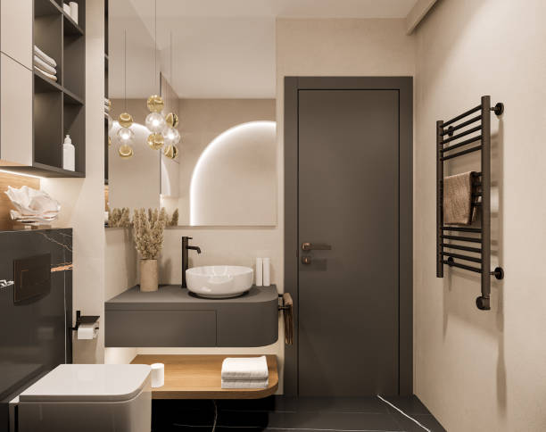 modern bathroom - home decoration stock pictures, royalty-free photos & images