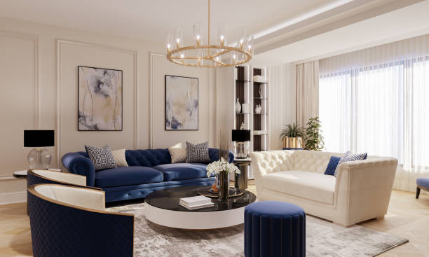 modern home interior - home decoration stockfoto's en -beelden