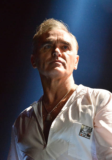 Morrissey performs live on stage at 02 Arena on November 29, 2014 in London, England.
