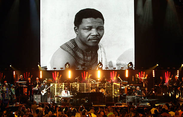 Musician Stevie Wonder performs during the Mandela Day: A 46664 Celebration Concert at Radio City Music Hall on July 18, 2009 in New York City.