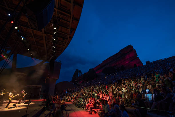 Musician Yola opens for Orville Peck Summertime Tour at Red Rocks Amphitheatre on July 22, 2021 in Morrison, Colorado.