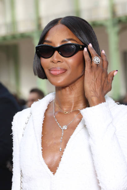 Naomi Campbell attends the Chanel Paris Womenswear Spring-Summer 2025 show as part of Paris Fashion Week on October 01, 2024 in Paris, France.
