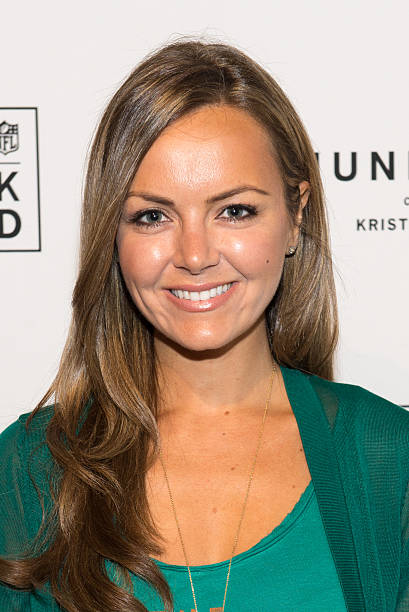 Newcaster Nicole Lapin attends Junk Food Vintage NFL Curated By Kristin Cavallari - STYLE360 Spring/Summer 2014 Collections at STYLE360 Fashion...