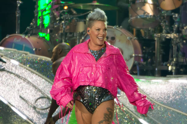 Nk performs as part of her Summer Carnival Tour at Tottenham Hotspur Stadium on June 15, 2024 in London, England.