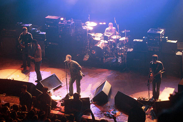 Oasis play a secret gig at Shepherd's Bush Empire,West London. Liam Gallagher and Brother Noel play infront of 400 people, following their...
