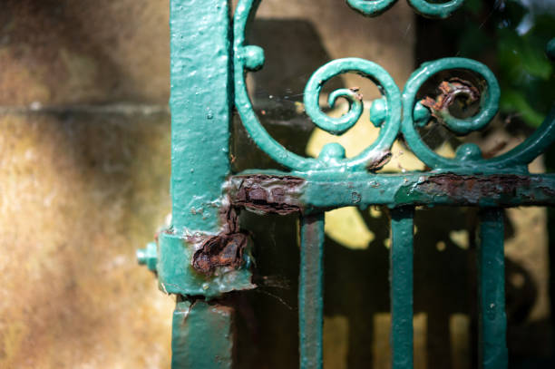 old victorian garden gates - garden decoration stock pictures, royalty-free photos & images