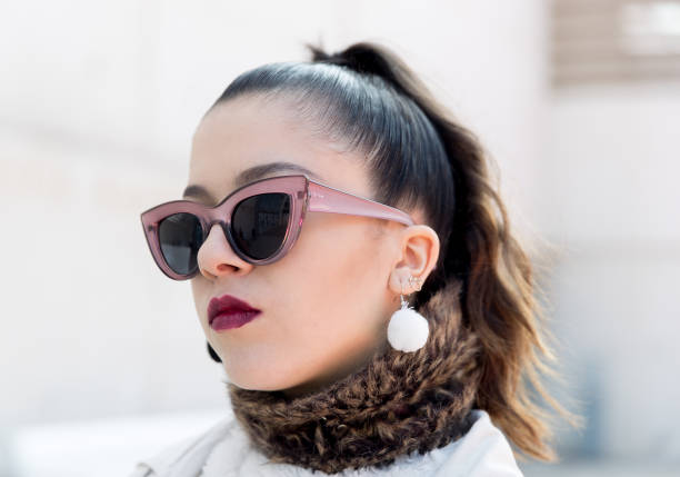 Paula wears a vintage jacket, Forever21 trousers, H&M shirt, Zara handbag and Zara shoes during the Mercedes Benz Fashion Week Autumn / Winter 2017...