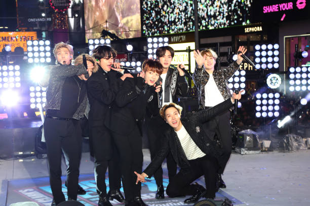 Performs during the Times Square New Year's Eve 2020 Celebration on December 31, 2019 in New York City.