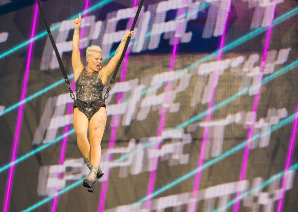 Performs on stage at Rogers Arena on September 06, 2024 in Vancouver, British Columbia, Canada.