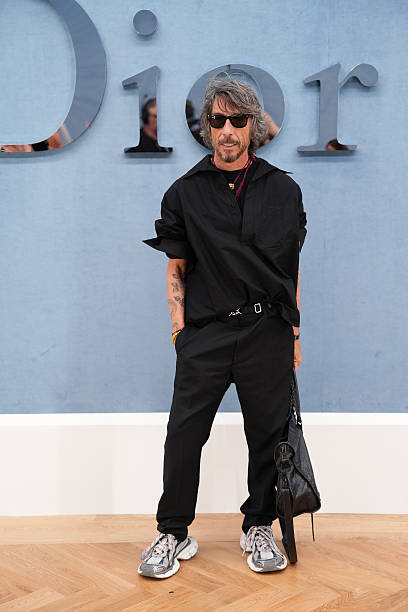 Pierpaolo Piccioli attends the Dior Homme Menswear Spring/Summer 2026 show as part of Paris Fashion Week on June 27, 2025 in Paris, France.