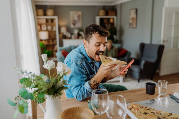 pizza time - junk food stock pictures, royalty-free photos & images