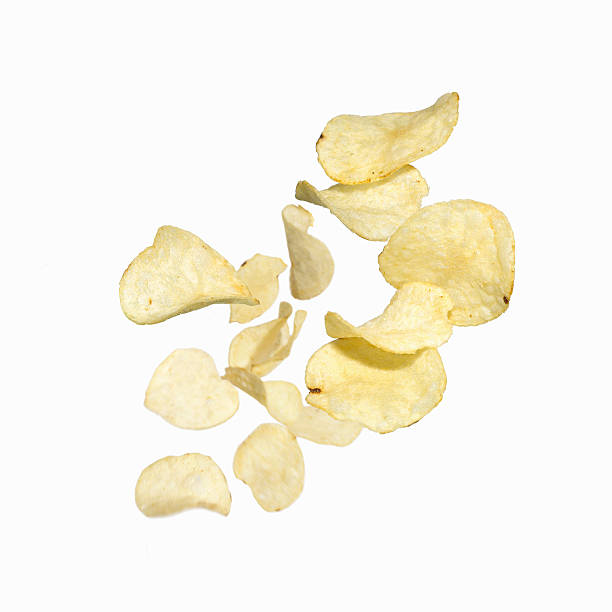 potato chips - junk food stockfoto's en -beelden