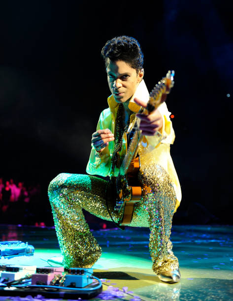 Prince performs during his "Welcome 2 America" tour at The Forum on April 14, 2011 in Inglewood, California.