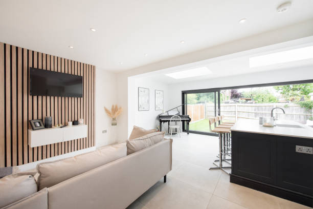 property kitchen interiors - garden decoration stock pictures, royalty-free photos & images