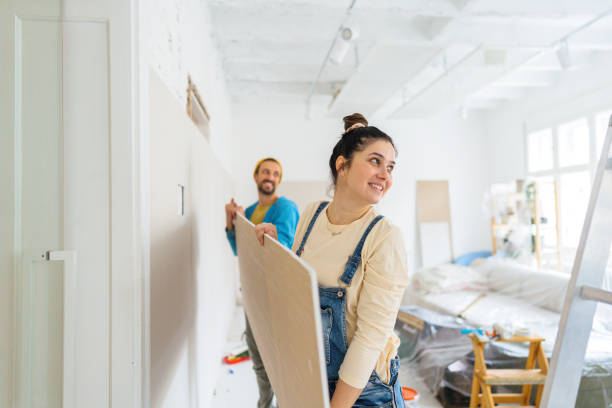 reconstructing our new home - home decoration stock pictures, royalty-free photos & images