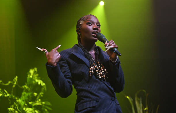 Recording artist Doechii performs during her "Alligator Bites Never Heal" tour at Center Stage Theater on November 13, 2024 in Atlanta, Georgia.