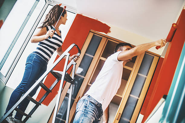 redecorating apartment. - home decoration stock pictures, royalty-free photos & images