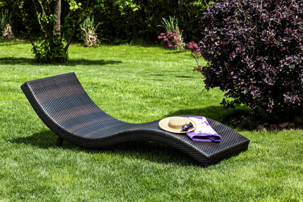 relaxation - garden decoration stock pictures, royalty-free photos & images
