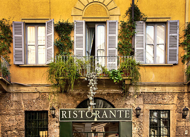 restaurant en italie - food photos et images de collection