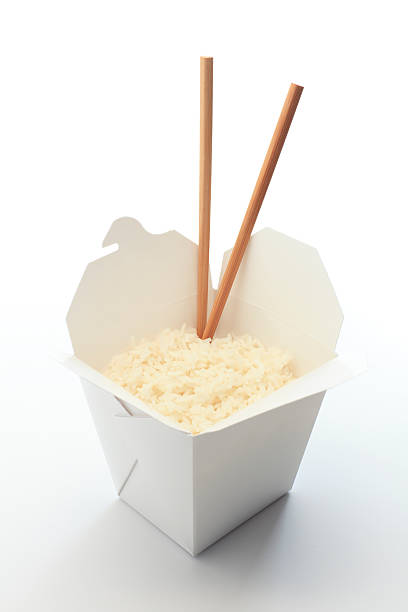 rice takeout - junk food stock pictures, royalty-free photos & images