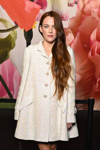 Riley Keough attends the Chanel Womenswear Spring/Summer 2024 show as part of Paris Fashion Week on October 03, 2023 in Paris, France.