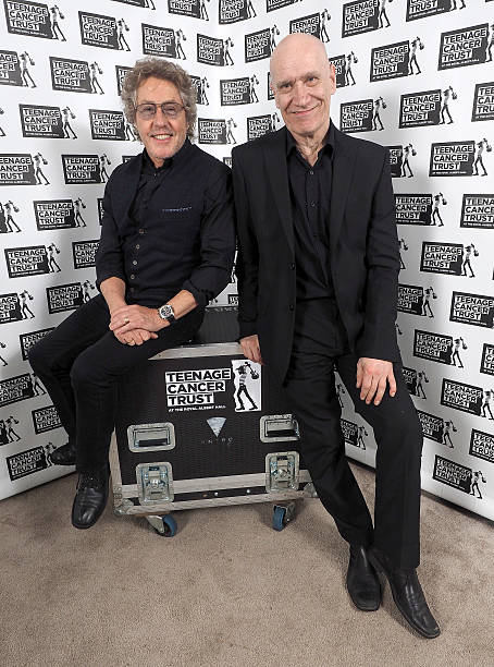 Roger Daltrey and Wilko Johnson attend the Teenage Cancer Trust 15th Anniversary Year Concerts at Royal Albert Hall on March 26, 2015 in London,...