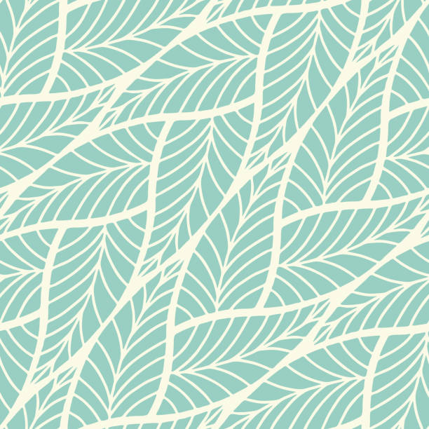seamless floral vector pattern - garden decoration stock illustrations