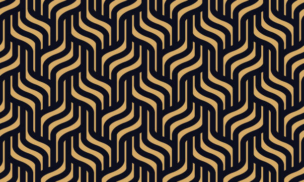 seamless geometric vector pattern - home decoration stock illustrations