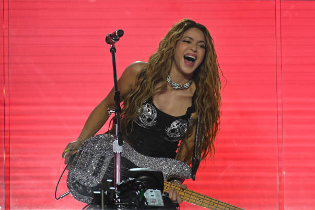 Shakira is seen on March 26, 2024 in New York City.