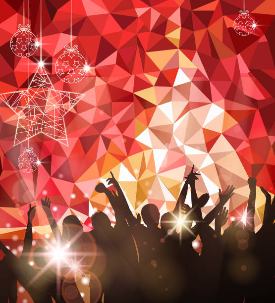 shiny party - concert stock illustrations