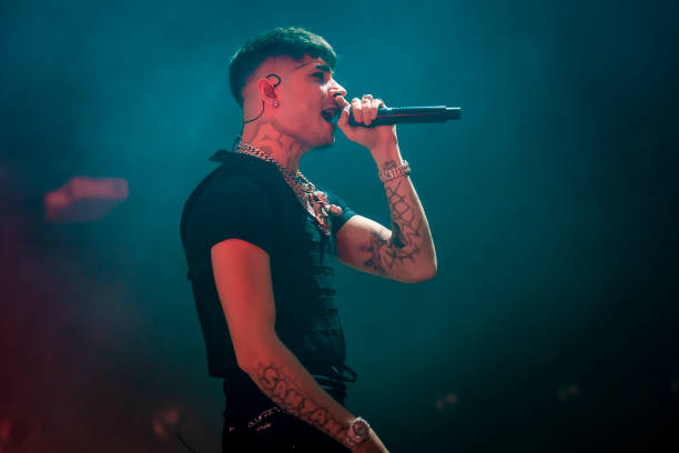 Shiva performs at Fabrique Club on March 26, 2023 in Milan, Italy.