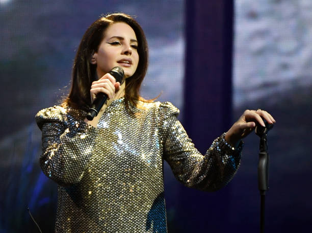 Singer/songwriter Lana Del Rey performs during a stop of her LA to the Moon Tour in support of the album "Lust for Life" at the Mandalay Bay Events...