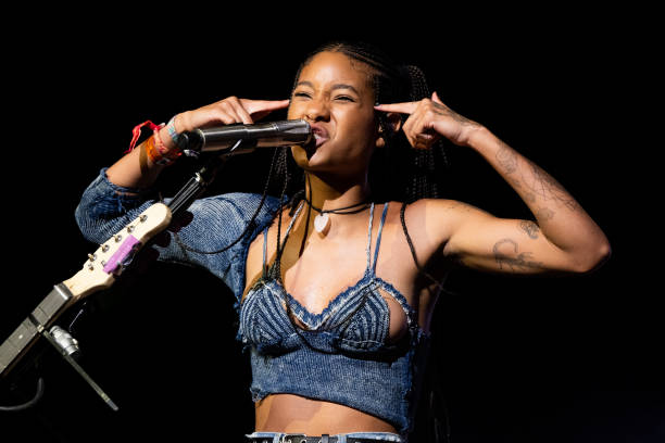 Singer WILLOW performs onstage during Weekend 2, Day 3 of the 2023 Coachella Valley Music and Arts Festival on April 23, 2023 in Indio, California.