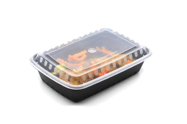 single use container for prepared food delivery - junk food stock pictures, royalty-free photos & images