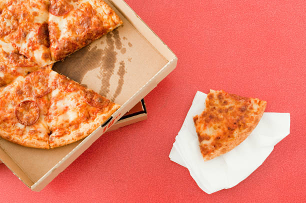 takeaway pizza - junk food stock pictures, royalty-free photos & images