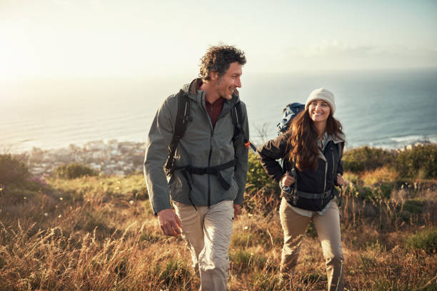 taking their date to the top of the mountain - travel stock pictures, royalty-free photos & images