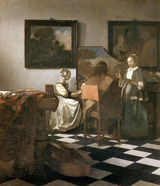 The Concert by Jan Vermeer, circa 1600.