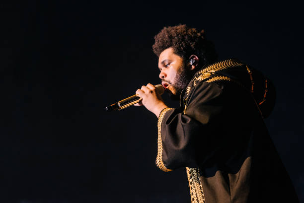 The Weeknd performs at Marvel Stadium on October 05, 2024 in Melbourne, Australia.