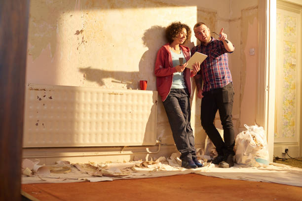 their new home - home decoration stock pictures, royalty-free photos & images