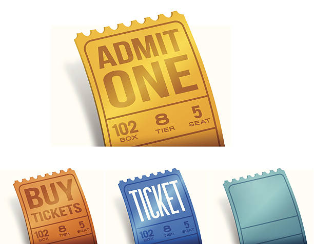 tickets - concert stock illustrations