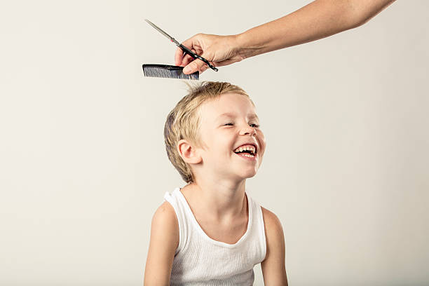 time for a haircut - hairstyle stock pictures, royalty-free photos & images